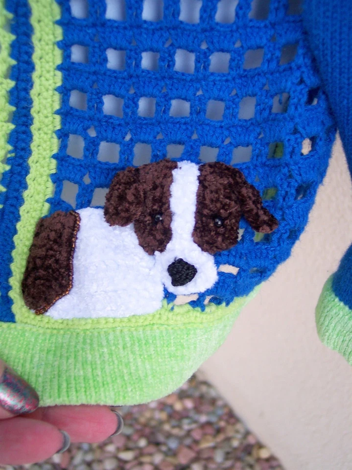 Quacker Factory Dog cardigan sweater plus size 3x Poodle Spaniel Terrier puppy - Image 4 of 4