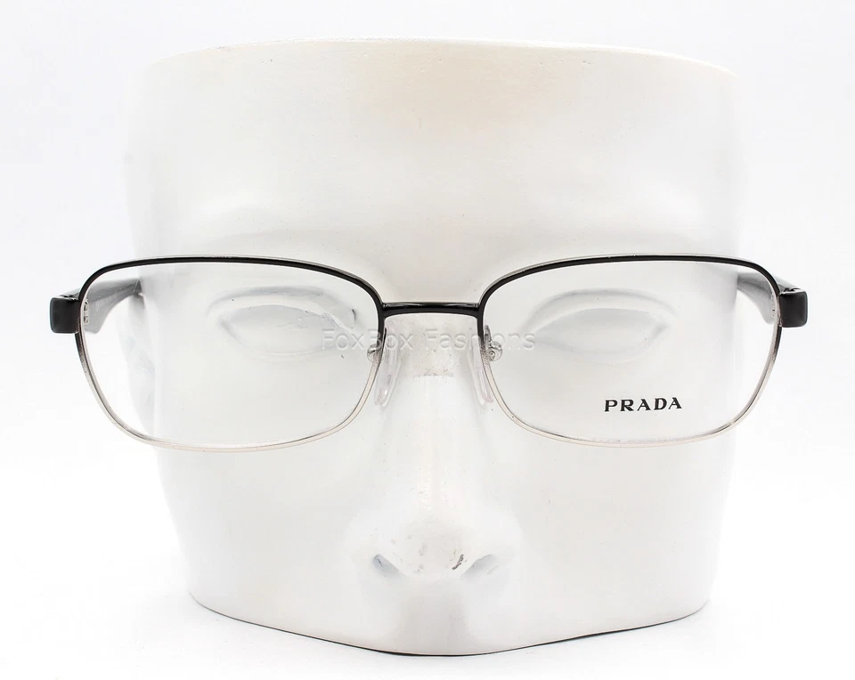 Gafas Prada VPR 62O GAQ-1O1 negras a plateadas degradadas 53 mm con estuche Foto 2 de 4