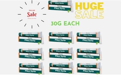 Himalaya Pilex Forte Salbe 30 g x 10 | Linderung pflanzlicher Haufen | Ablauf...