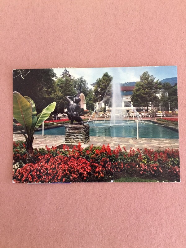 1971 Postcard 6552 Bad Munster am Stein Ebernburg Kurpark.
