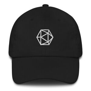DnD DnD Hat Roleplaying D20 Unisex Navy Polyhedral Dungeons and Dragons Dice Cuffed Beanie Tabletop Gaming