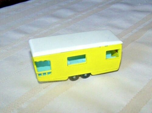 Matchbox Lesney 1965 Trailer Caravan. Yellow, #23 Near Mint - Picture 1 of 7