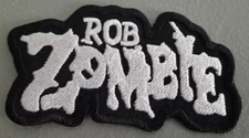 Embroidered Rob Zombie Band Patch approx 2.5x3.5"