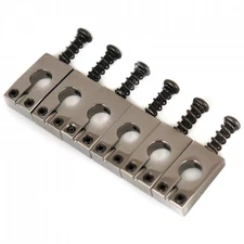 MannMade USA Bridge Saddles - PRS - Polished - Black Nickel