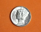 1945-D Mercury Dime #P11111