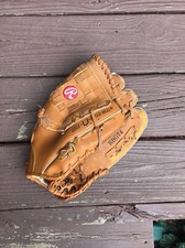 Rawlings Ball Glove RBG74 12 Inch Derek Jeter Mitt Used Right Handed Brown READ