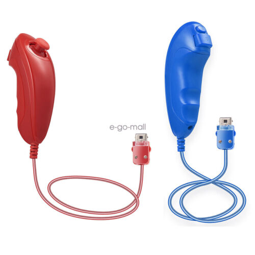 2 Pack Wii Nunchuck of Black Nintendo nunchucks for Nintendo Wii or Wii U Remote - Picture 48 of 52