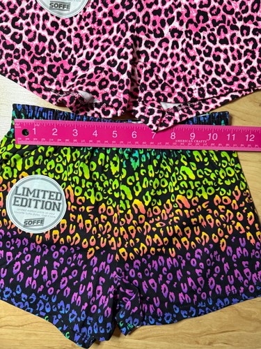 NEW Soffe Shorts Lot of 2 Cheer/Gym/Athletic Youth Medium (8-10) Fun Prints - Picture 5 of 7
