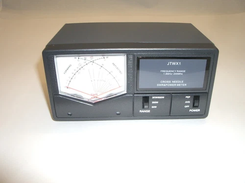 JETSTREAM JTWX1 1.8-160MHz 30/300/3000W HF/VHF CROSS NEEDLE SWR POWER WATT METER