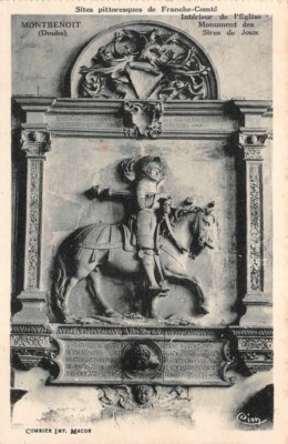 MONTBENOIT - Interior of the Church - Monument to the Sires DE Joux (Franche-Comté)