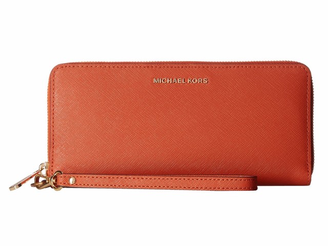 michael kors wallet orange