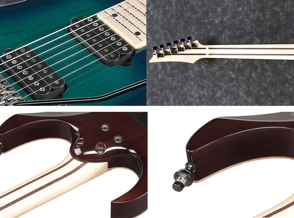 Ibanez J Custom RG8527 Black Rutile 7 String Electric Guitar Ibanez J Custom RG8527 Black Rutile 7 String Electric Guitar