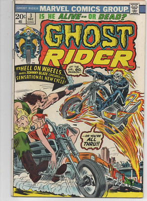 GHOST RIDER, Marvel Comics, #3, Dec. 1973 | eBay