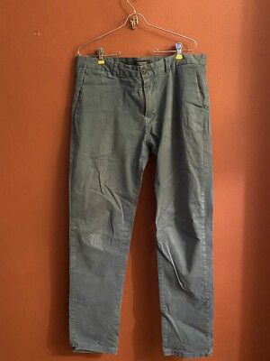 Scotch & Soda Pants Mens 31x34 Light Blue Stuart Chino Slim Fit Stretch