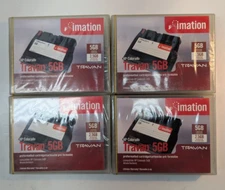 LOT OF 4 Imation 3m Cartridge 5GB Compressed 2.5GB Uncompressed TRAVAN Sealed