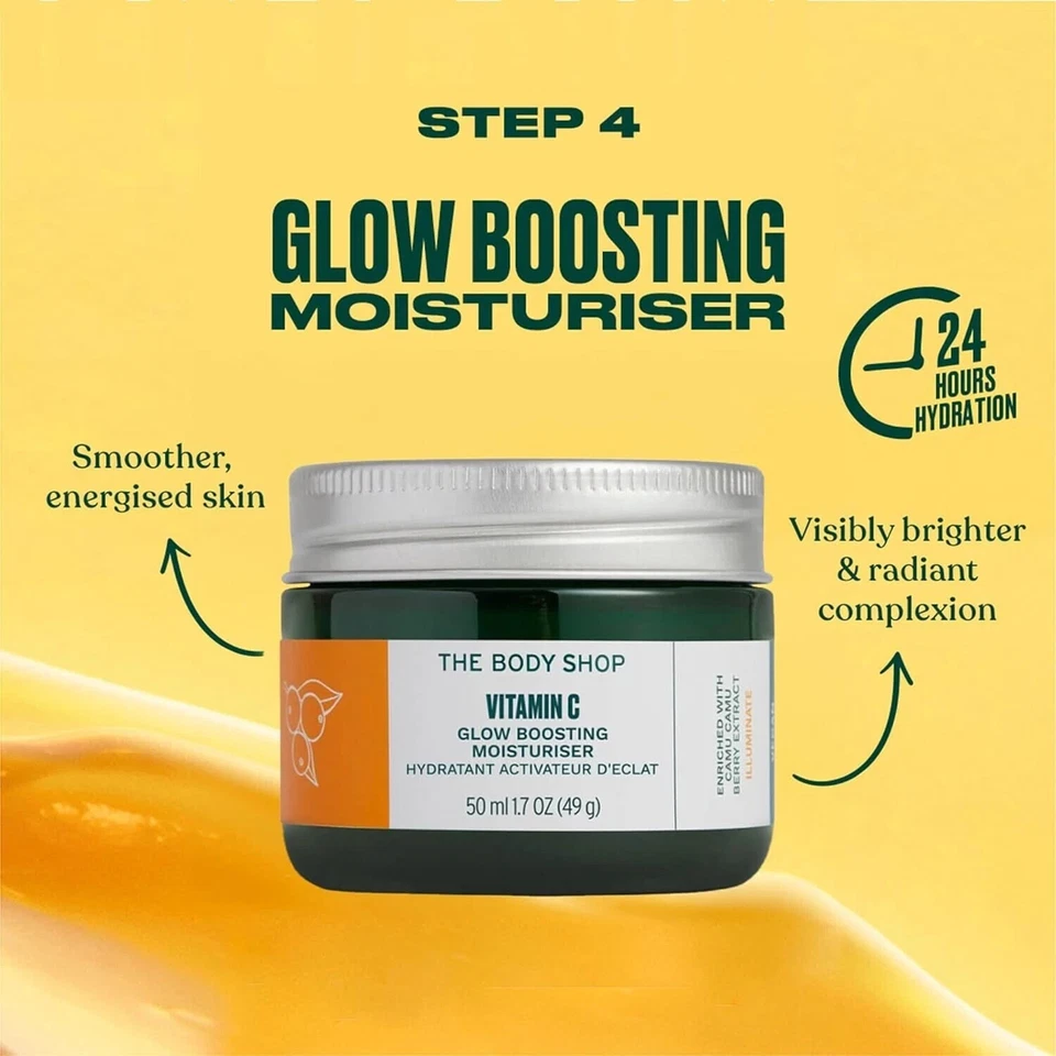 Увлажняющий крем The Body Shop Vitamin C Glow Boosting — 50 мл - Изображение 3 из 4