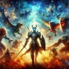 BUY 1 GET 2 from our profile- Digital AI image Fantasy picture photo wallpaper