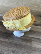 An Original Dayne Sun Hat With Yellow Ribbon