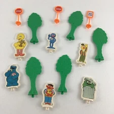 Sesame Street Alphabet Roadway Replacement Pieces Parts Vintage Playskool 1988