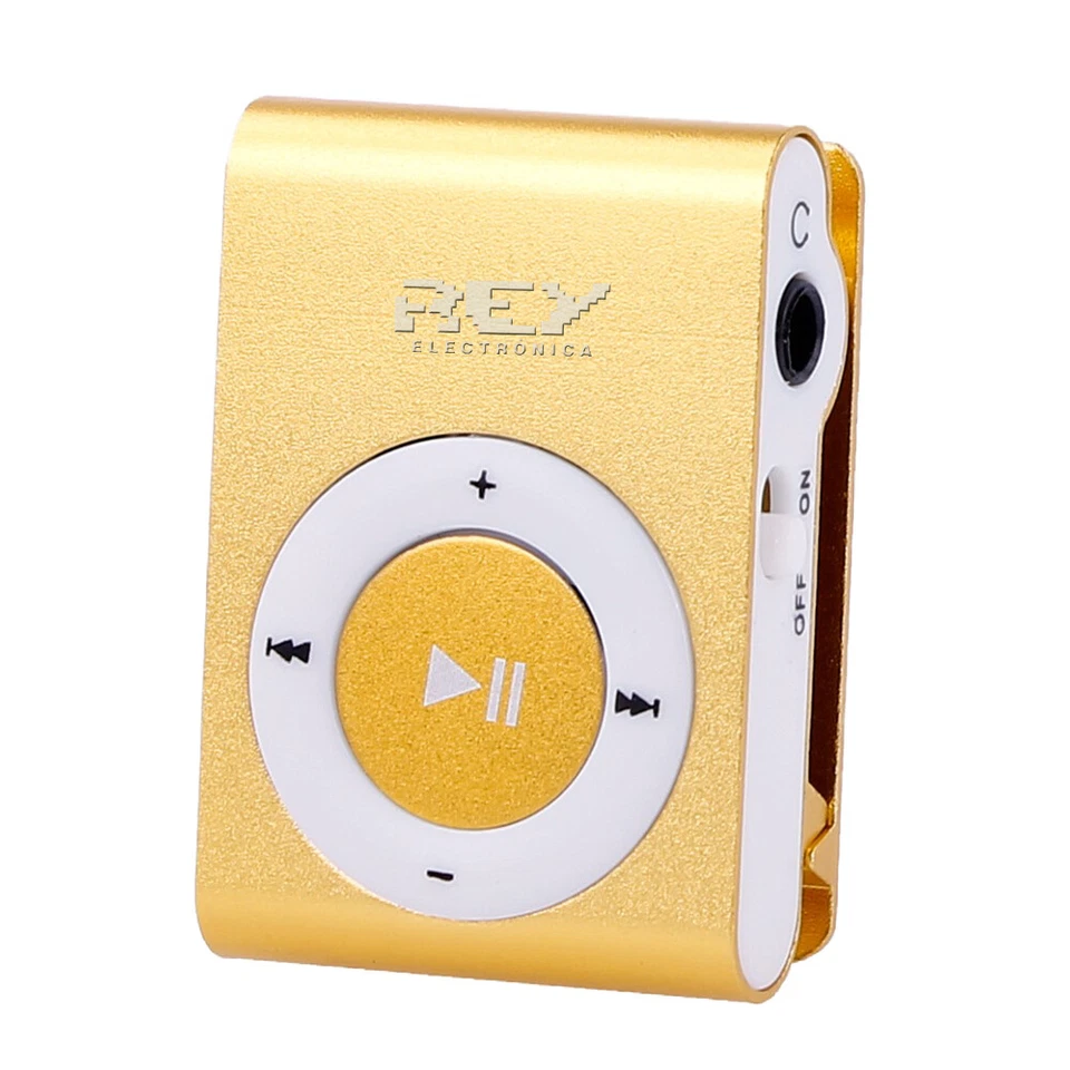 Reproductor MP3 CLIP Compatible con MicroSD de hasta 8 Gb. Color Naranja vr - Imagen 4 de 4