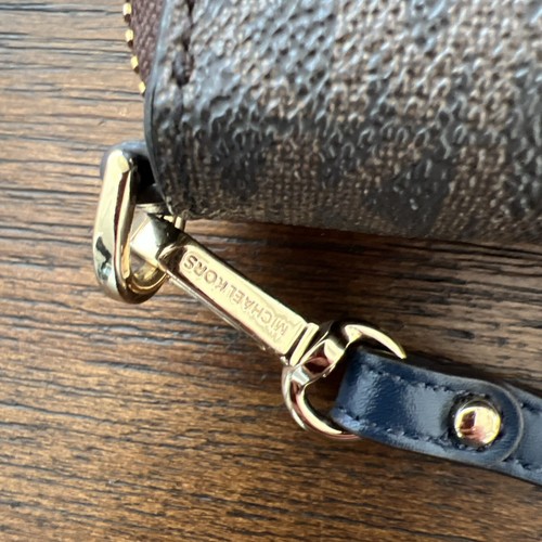 Michael Kors Jet Set Travel Large Continental Wallet Wristlet MK Navy Animal NWT - Picture 7 of 10