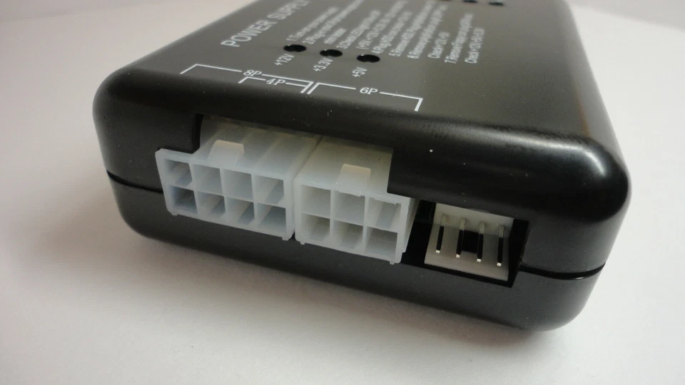 Computer Desktop PC PSU ATX Power Supply Tester Meter Check SATA HDD 20/24 8/6/4 - Image 2 of 4