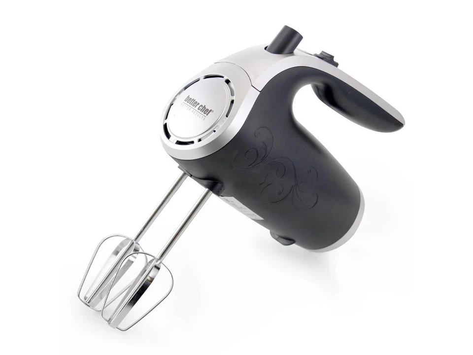 Better Chef IM-814B 5 Speed 150 Watt Hand Mixer with Silver Accents, Black - Image 3 of 4