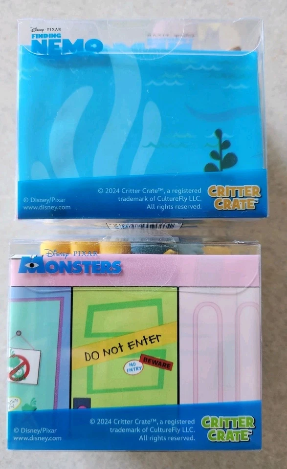 Pixar Finding Nemo & Monsters Inc Critter Crates 迷你玩偶 2 件套 #21425 — 第 3/4 张图片