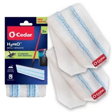 O-Cedar H2prO Mop Head Replacement Refill- 2pk