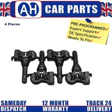 4X PRE-Coded Tire Pressure Monitor Sensor For Fiat 500X Jeep Renegade Compass