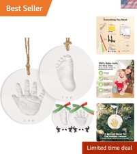 Personalized Baby Handprint and Footprint Kit - Cherished Keepsake Gift Set