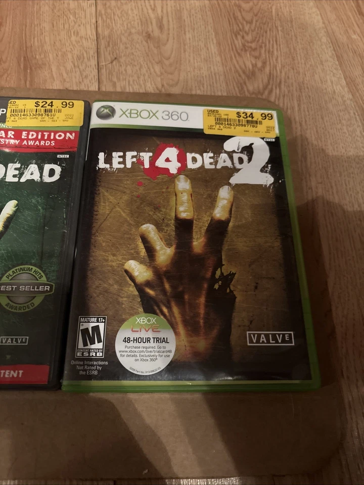 Left 4 Dead 1 Goty CIB and Left For Dead 2 CIB Xbox 360 Tested Free Shipping - Image 3 of 4