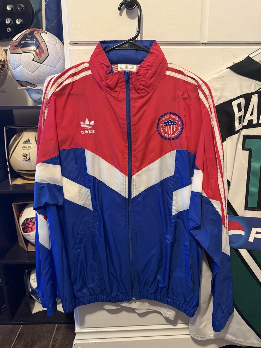 Vintage 1988 USA Soccer National Team Adidas Soccer Jacket Jersey