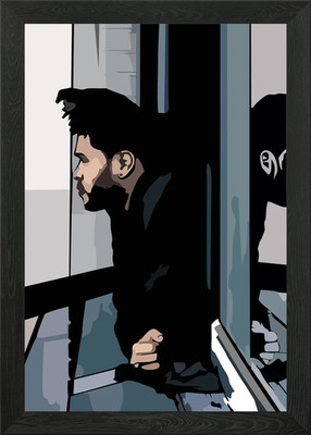 weeknd90 Gerahmtes Wandbild Poster Leinwanddruck Bild