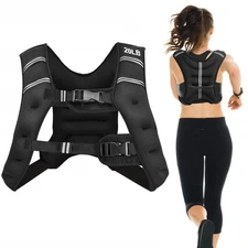Goplus 20LBS Workout Weighted Vest Sports Exercise W/Mesh Bag Adjustable Buckle
