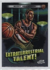 2023-24 Topps Cosmic Chrome Extraterrestrial Talent Scoot Henderson Rookie RC