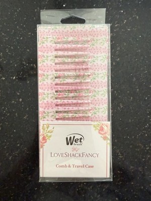 LoveShackFancy Target  wetbrush blooming hierloom Comb With Travel Case