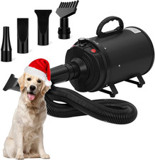 Soffiatore per Cani 3200W/4.5 PS, Asciugatore per Cani,Continua Con Velocità E T