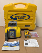 Spectra Precision HV302 Self-Leveling Rotary Laser Level W/HL760 Receiver & Case