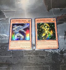 Gem-Knight Iolite & Amber YuGiOh Hidden Arsenal 6: Omega Xyz 2-Card Lot