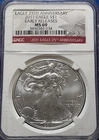 A 2011 American Silver Eagle NGC MS69 - 25th Anniversary Early Release!