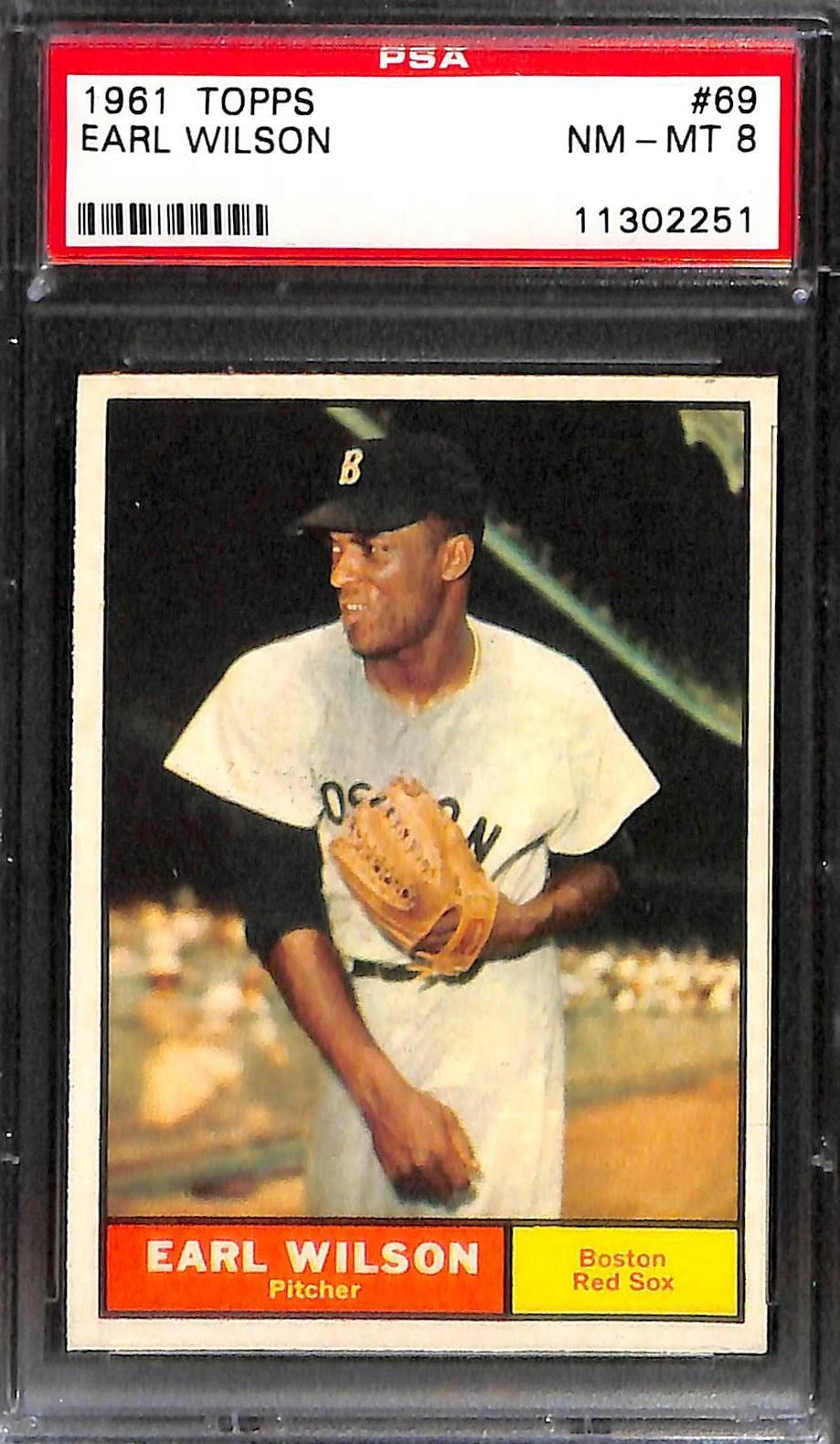 Deal for 1961 TOPPS #69 Earl Wilson PSA 8 NM-MT 11302251