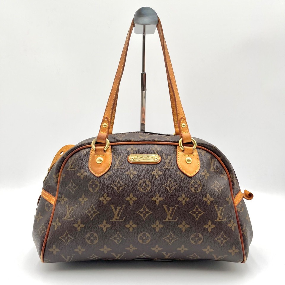 Auth LOUIS VUITTON Monogram Montorgueil PM Shoulder Bag Tote Bag M95565 2Y9624