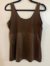 Spanx Women's Brown Shaping Tank Top, Size 2X