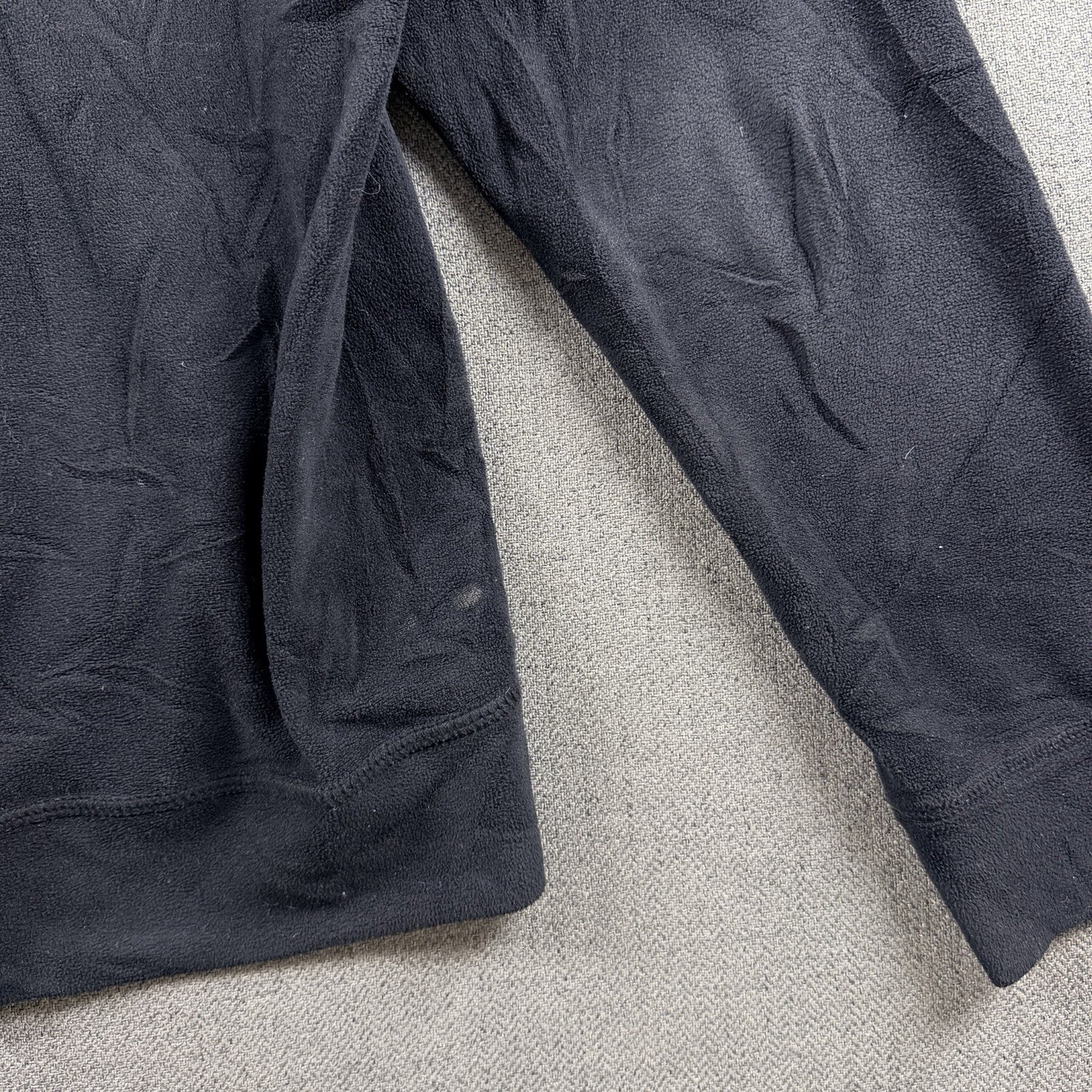 Moncler Grenoble Fleece Jacket Black XL Quilted Nylon Collar & Shoulders, thumbnail 12