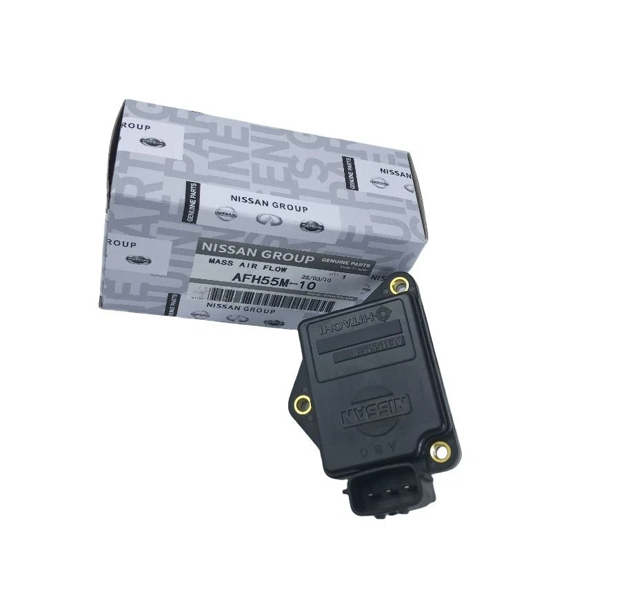 For NISSAN D21 90-94 2.4L Pickup AFH55M-10 Hitachi Mass Air Flow Sensor MAF NEW Foto 4 de 4