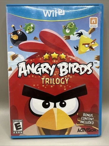 Angry Birds Trilogy (Nintendo Wii U, 2013) CIB COMPLETE