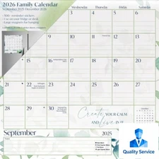 Trends International 2026 Whisper Song by Stephanie Ryan 12"x12" Family Calendar