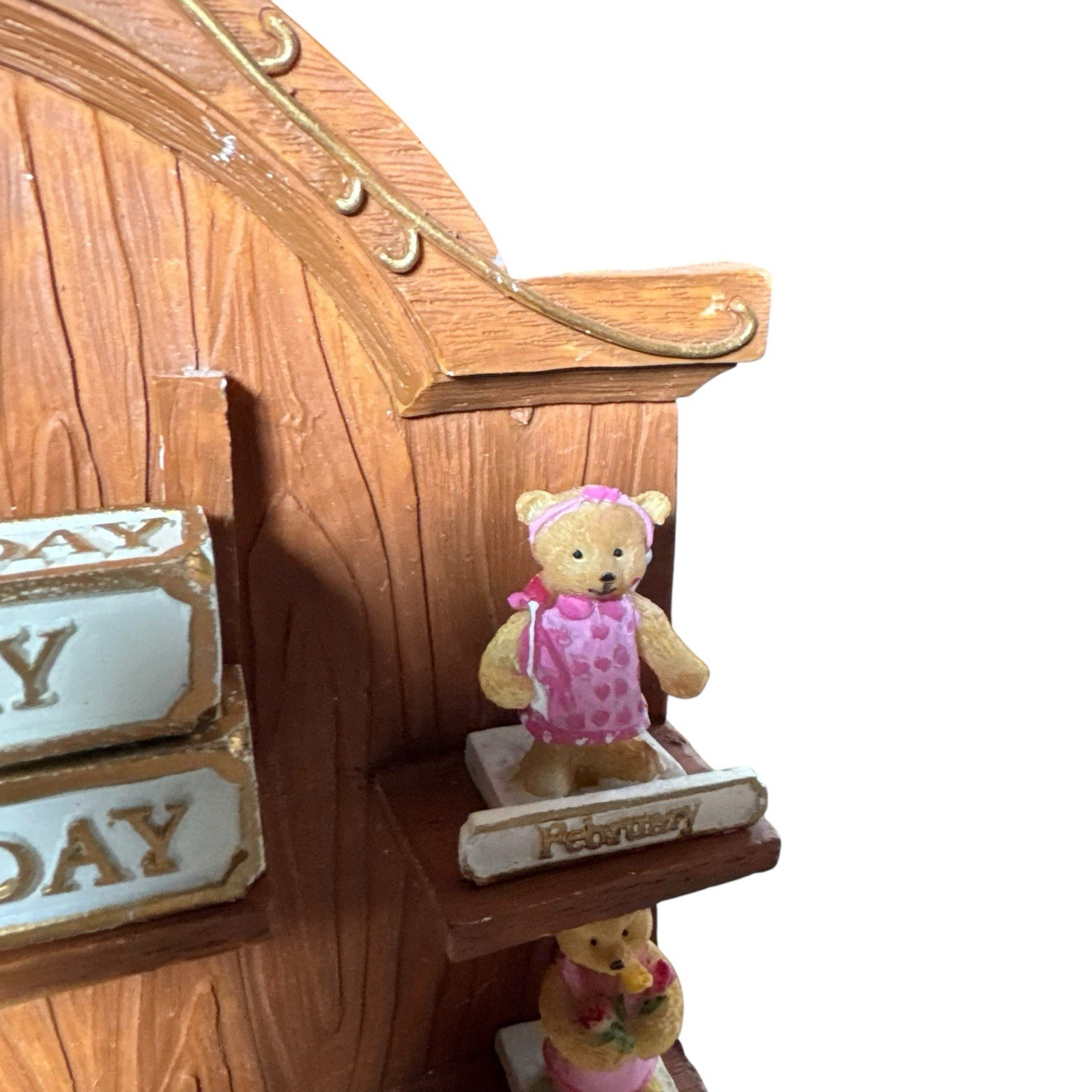 Avon Perpetual Calendar w/ Teddy Bears-INCOMPLETE-Holiday Month Week
