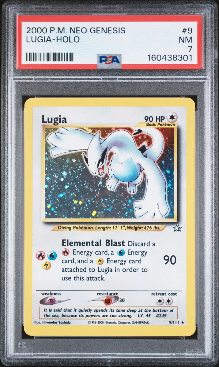 Lugia Pokémon TCG Neo Genesis Collectible Card Games for sale - eBay